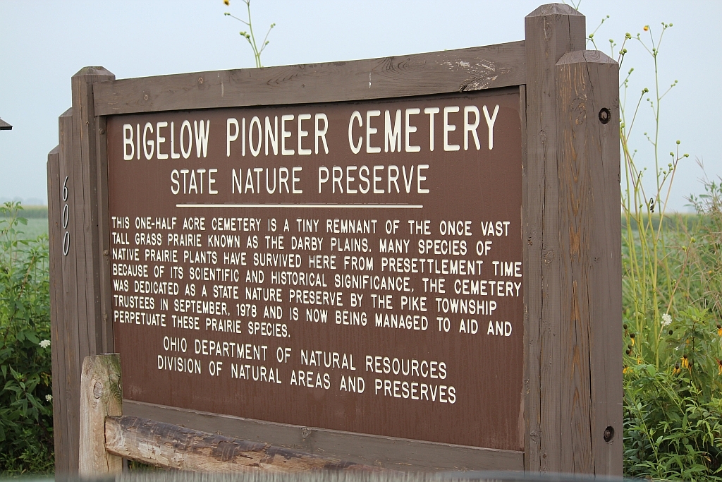 bigelow cemetery sign